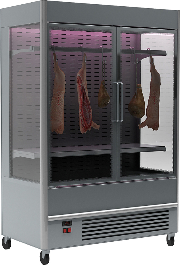 Горка холодильная Carboma FC 20-07 VV 1,3-3 X7 0430 (распашные двери, структурный стеклопакет)